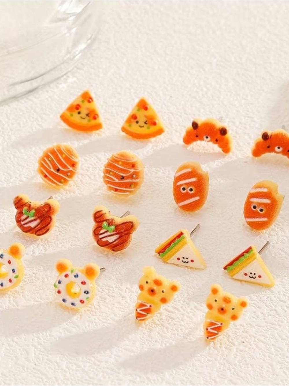 Fast Food Themed Stud Earring Set - Picture 3 of 6
